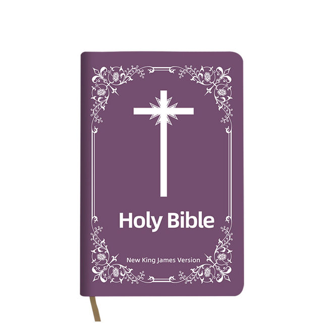 New Custom White Cover KJV Holy Bible Paper Book Printing in English Services
