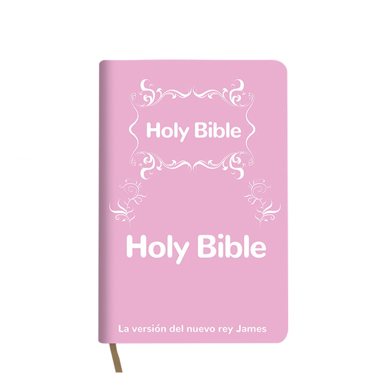 Libro de impresión de la biblia de la versión bíblica de King James de alta calidad premium Cut James
