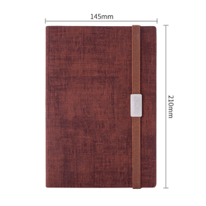 ODM Multi Functional Customizable Logo Pu Faux Leather Notebook Manufacturer
