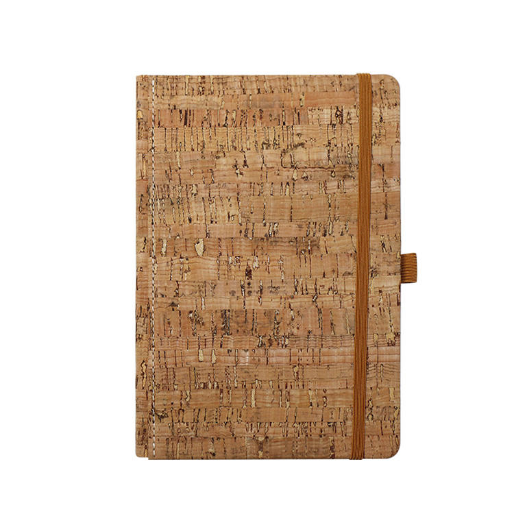 ODM Design A5 Diary Notebook Professional Customize Custom Hardcover Cork Journal Printing