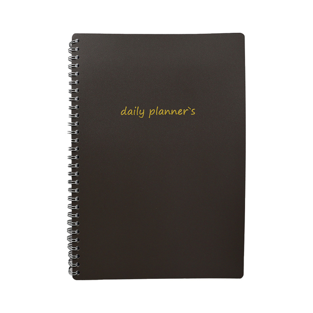 Factory Colorful Hard Cover Custom Blank Spiral Notebook Diary Planner