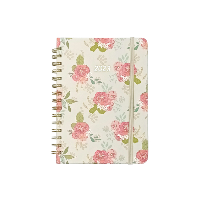 Supplier Custom Logo Hardcover Agenda Calendar A4 spiral Notebook Bulk