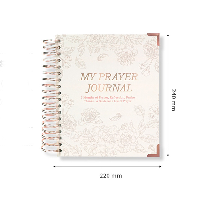 Oem Profesional Manufacturer Weekly Daily A5 Diary Organizer Planner Black Notebook Paper