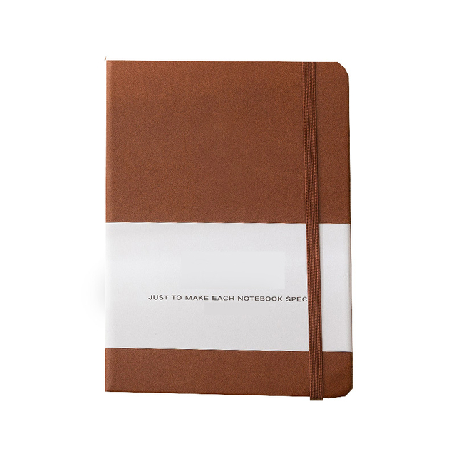 Custom Elastic Band Hardcover Planner Planner Leather Diary Notebook Printing