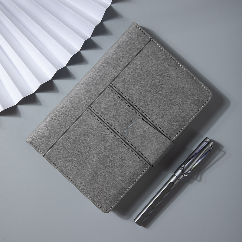 Wholesale Custom Logo Color Size Faux Leather Notebook Printing And Binding