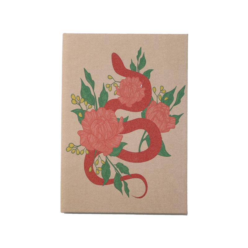 Multi Purpose Fabric Cover Custom Notebook Elegant Fabric Cloth Diary Notebook