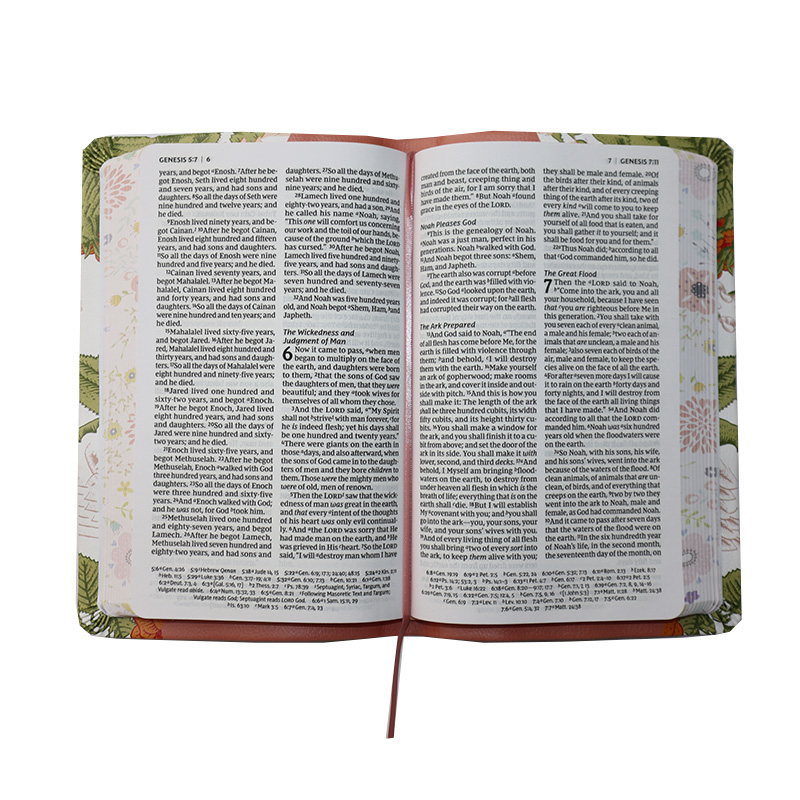 New Arrival Manufacturer Supplier OEM/ODM Printing Soft Pu Leather Cover Sewn Binding Bible Books