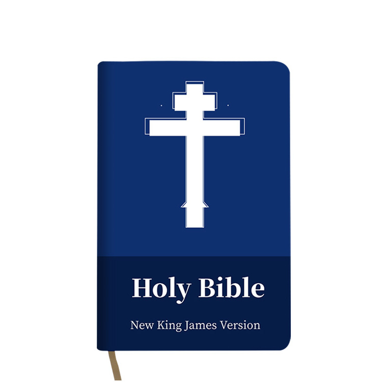 Patrón bordado de alta calidad KJV Saint Bible Book Impresión