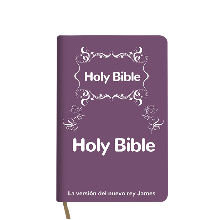 Hochwertiger Premium Cut King James Version PU Cover Bible NIV Studie Bibelhersteller