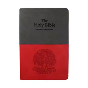 OEM ODM China Printing House Wholesale PU Leather English Spanish Holy Bible