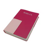 Customized Embossing Logo Large Size Soft PU Leather Cover Sewing Binding Silk Ribbon Holy Bible