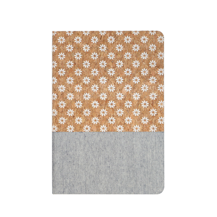 ODM New Trendy A5 Wholesale Custom Journal Printing inside Cork Notebook