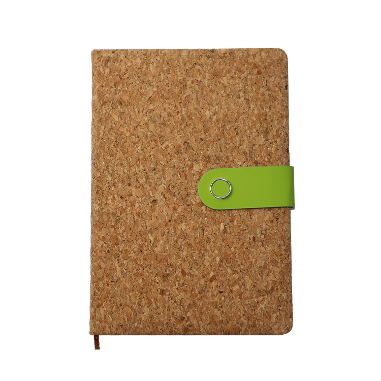High Quality A5 Wholesale Custom Cork Notebook Cover Journal Diary OEM ODM 