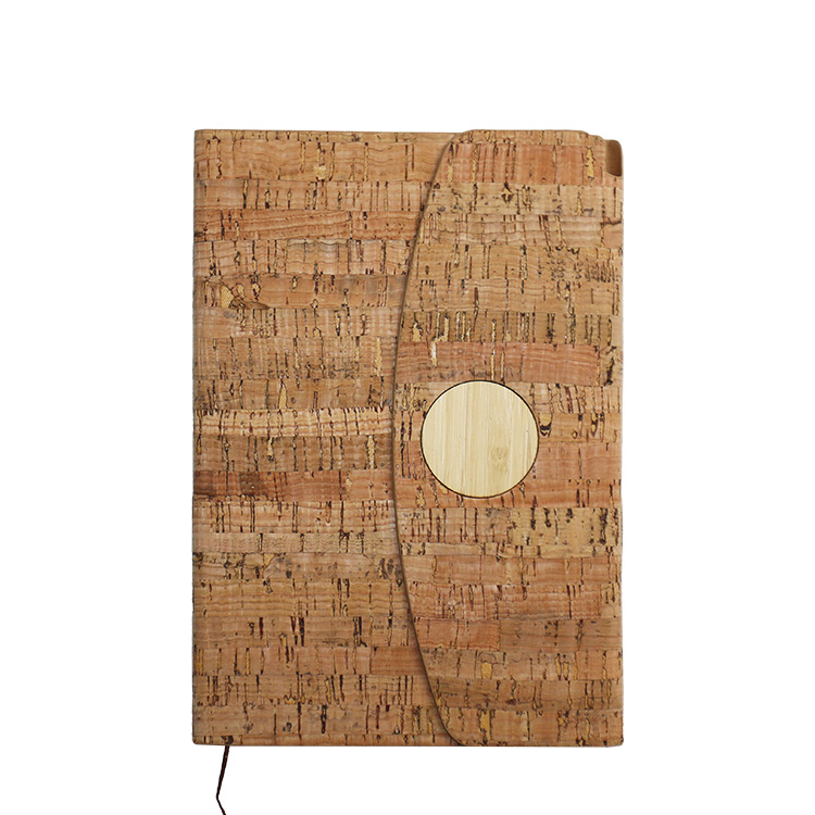 ODM A5 Wholesale Custom Cork Cover Notebook Journal Diary