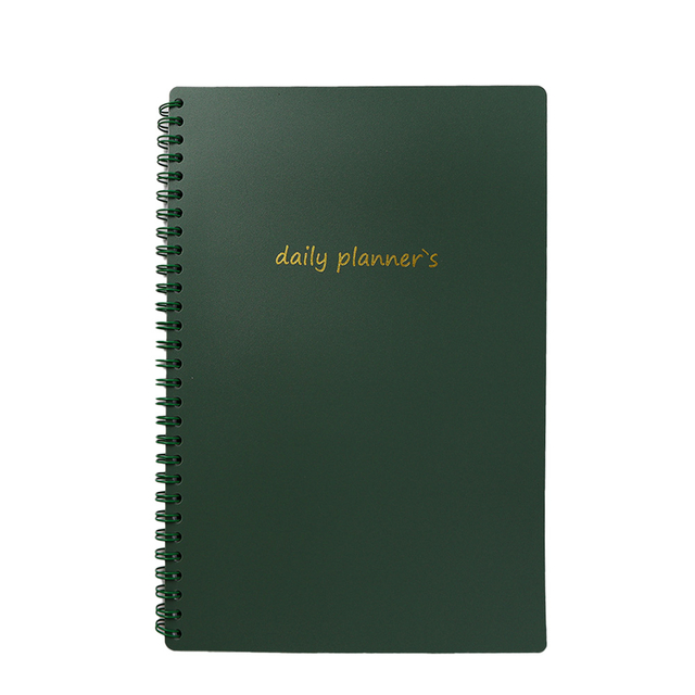 Factory Colorful Hard Cover Custom Blank Spiral Notebook Diary Planner
