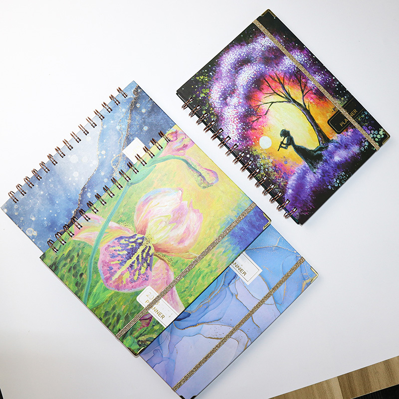 2025 2026 A5 New Design Custom High Quality Wholesale Spiral Notebook Notes Factory