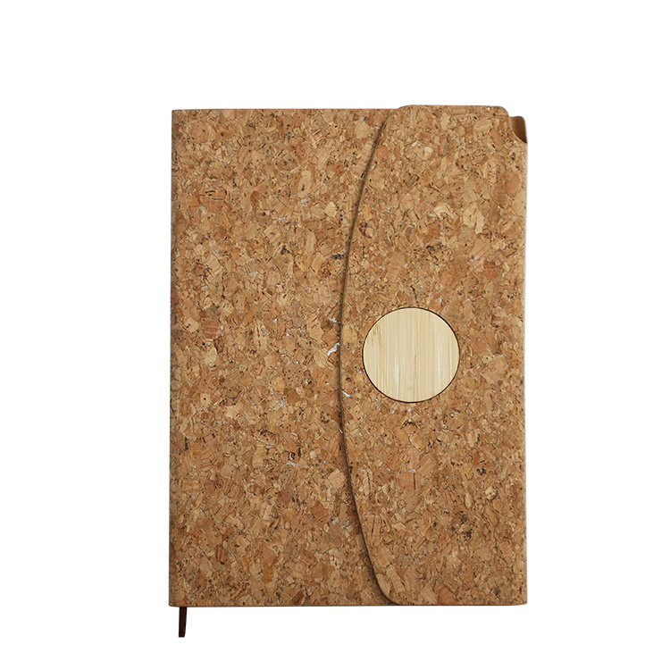ODM A5 Wholesale Custom Cork Cover Notebook Journal Diary