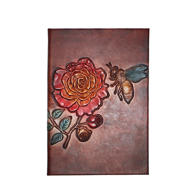 Custom Hardcover ODM 3D Notebook Vintage Diary Maker 