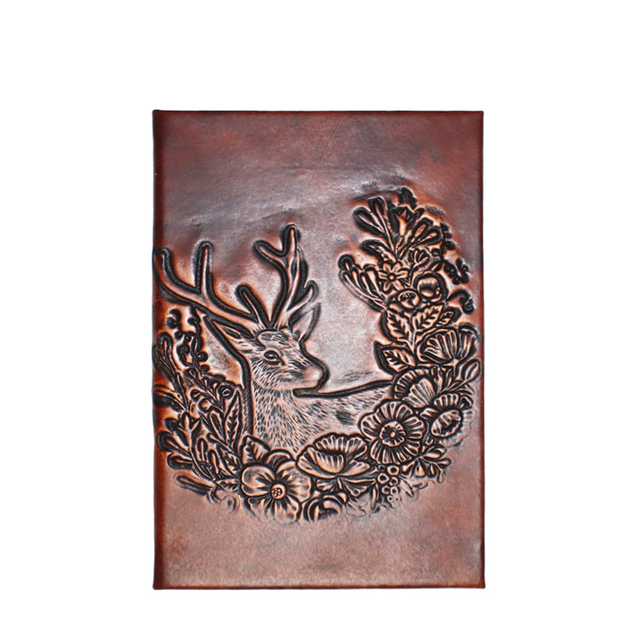 Oem 3D Embossed PU Hardcover Journal A5 Pinterest 3d Notebook Distributor