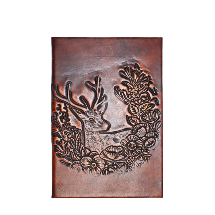 Oem 3D Embossed PU Hardcover Journal A5 Pinterest 3d Notebook Distributor