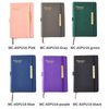 Factory Profesional Manufacturer Wholesale Printing Service Customizable Pu Leather Cover A4 Booklet