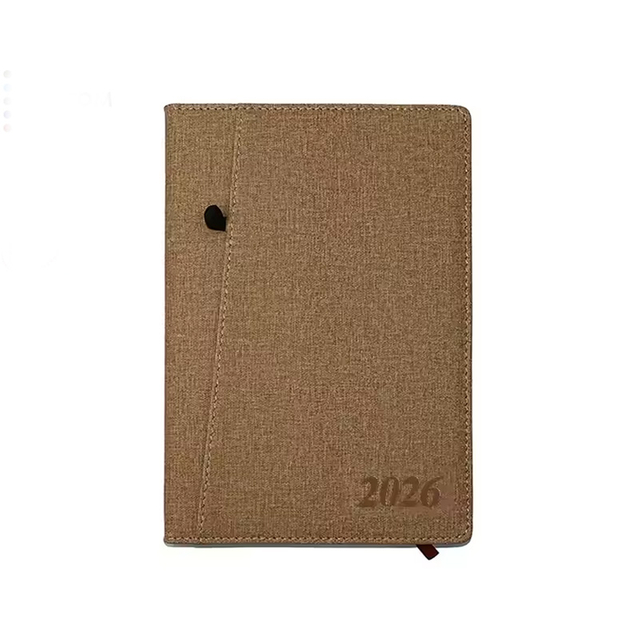 OEM Wholesale Bulk Business Custom Pu Leather Diary Journal Notebook