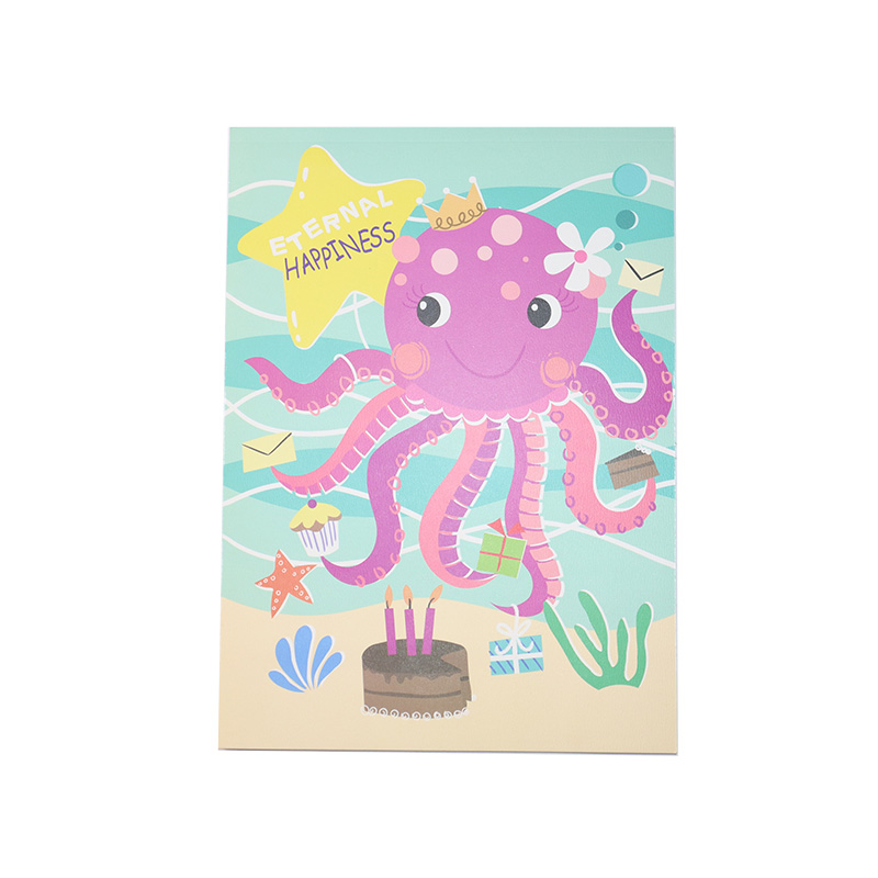 Customized Design Hard Cover Grey Card And Four Color Printing Paper Paperboard Printing for Kids