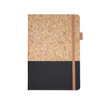 Wholesale Custom Logo Three Fold Warehouse Cork Notebook with Pen