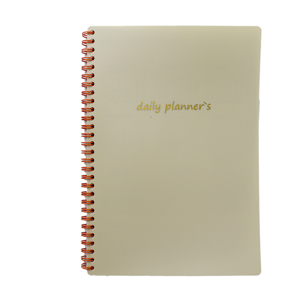 Factory Colorful Hard Cover Custom Blank Spiral Notebook Diary Planner