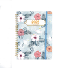 Factory Wholesale Solid Color Pvc Plastic Cover Spiral Notebook for School Supplier