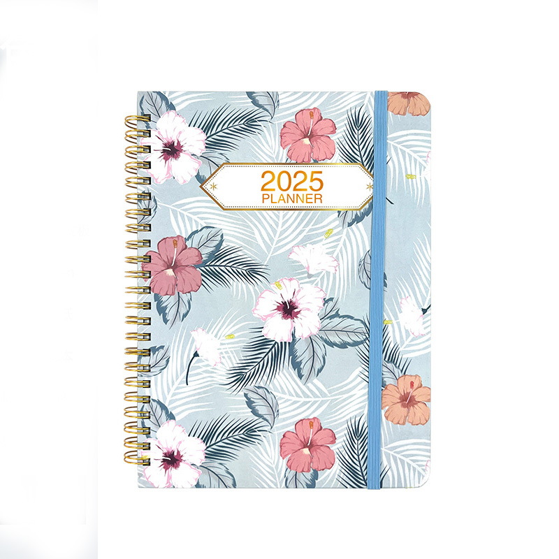 Factory Wholesale Solid Color Pvc Plastic Cover Spiral Notebook for School Supplier