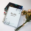 Wholesale Cheap Colorful Dotted Hard Cover Large Spiral Notebook Calendar Custom