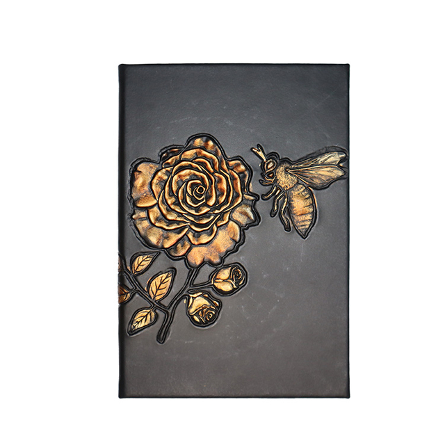 Custom Hardcover ODM 3D Notebook Vintage Diary Maker 