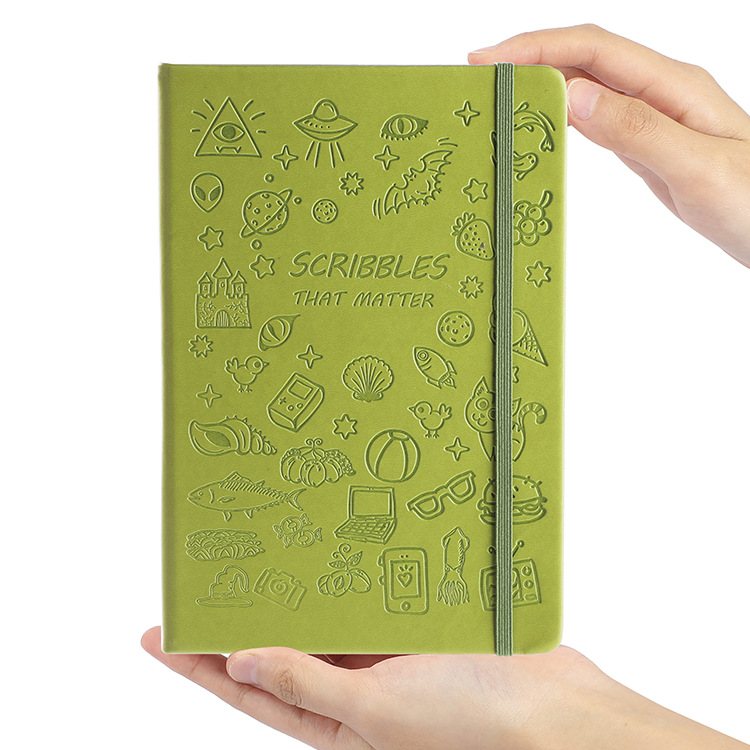 Wholesale A5 Printed PU Leather Agenda Planner Custom PU Notebooks Printing And Binding Near Me