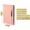 Factory Profesional Manufacturer Wholesale Printing Service Customizable Pu Leather Cover A4 Booklet