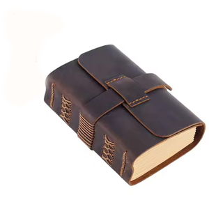 ODM Custom Inner Page Customization Genuine Bonded Leather Notebook