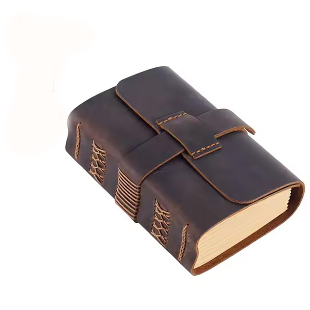 ODM Custom Inner Page Customization Genuine Bonded Leather Notebook