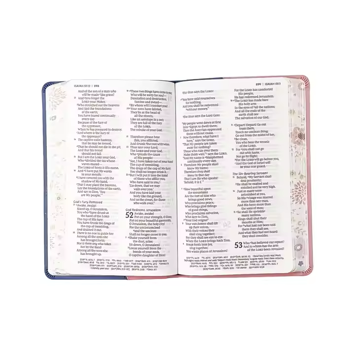 OEM High Quality Custom Christian English Books Printing House Holy Bible House