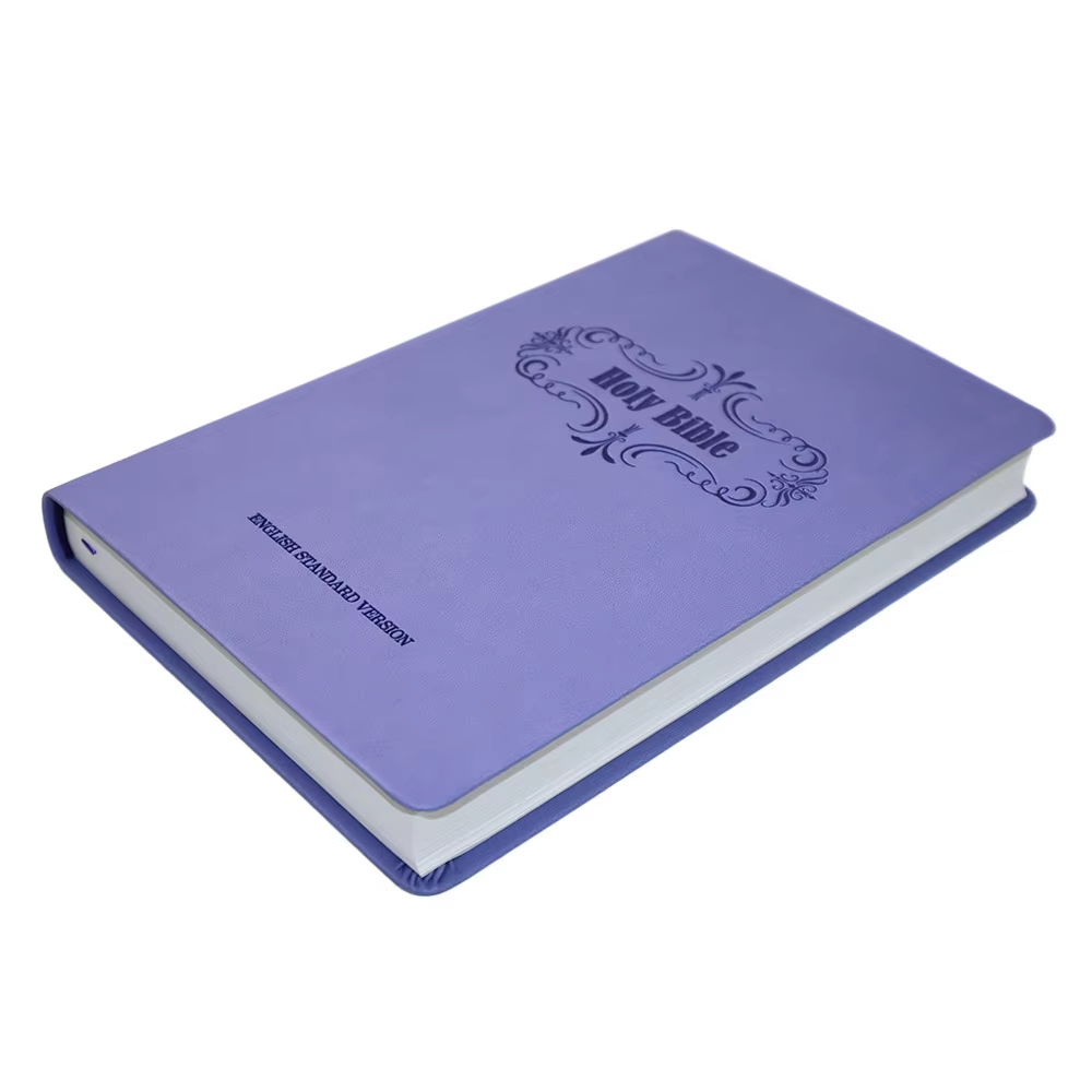 Hot Sales Competitive Price PU Leather Cover English Gold Holy Bible Printing