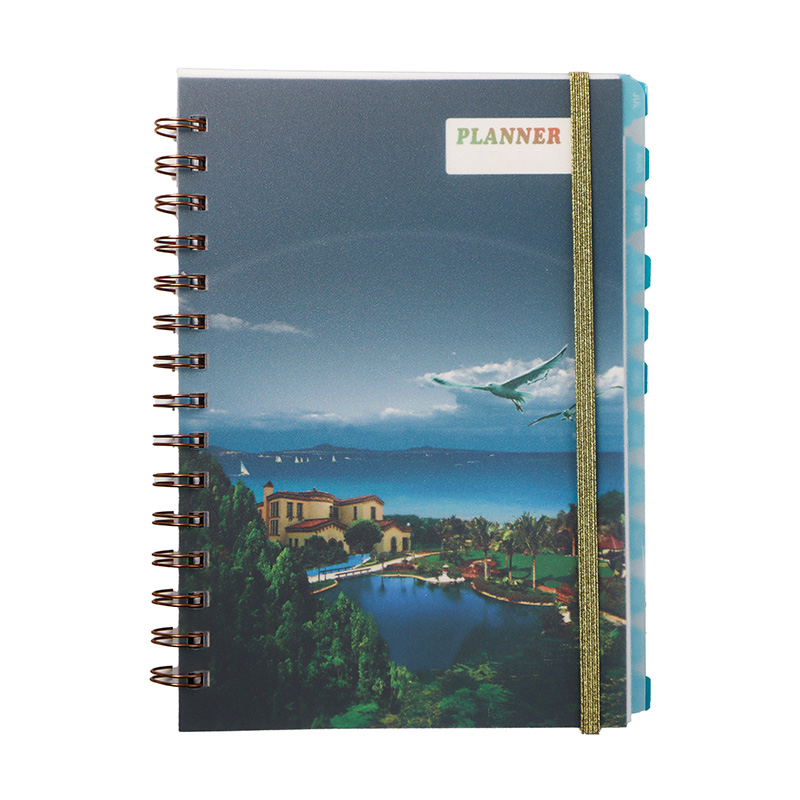 Hard Cover Schedule Planner Custom Notebooks A5 Large Spiral Notebook Manufacturers