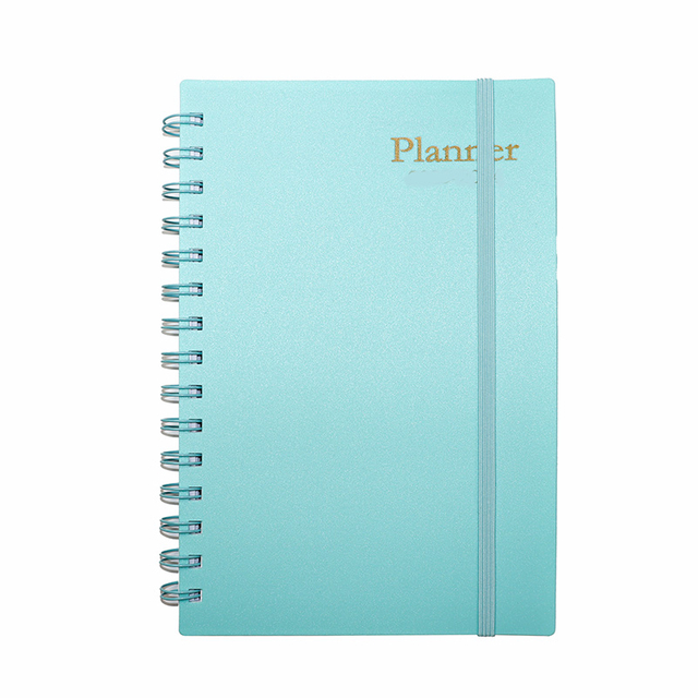 Free Sample 2025 2026 Custom Weekly Planner Printing Spiral Notebook a4 Accessories