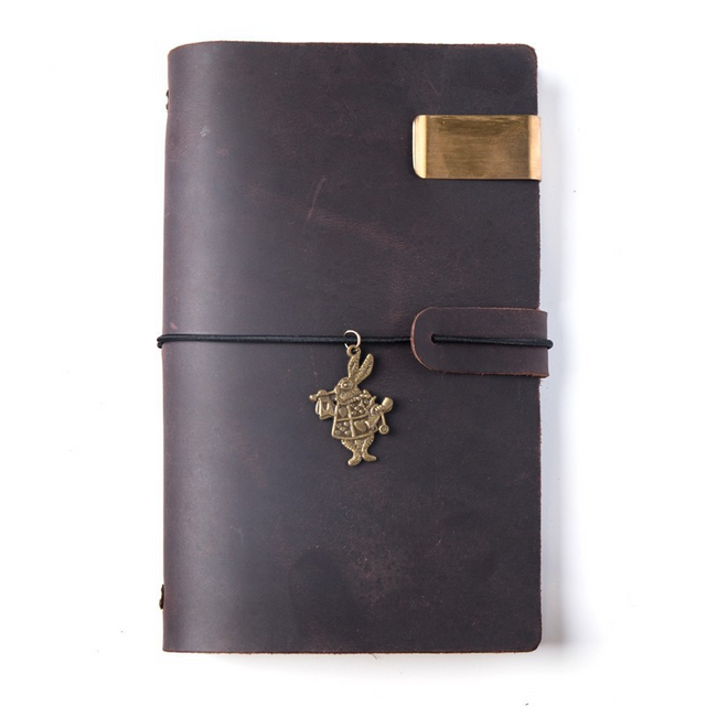 Wholesale Cheap Personalized Writing Diary Custom Personalized Office Genuine Leather Notebook