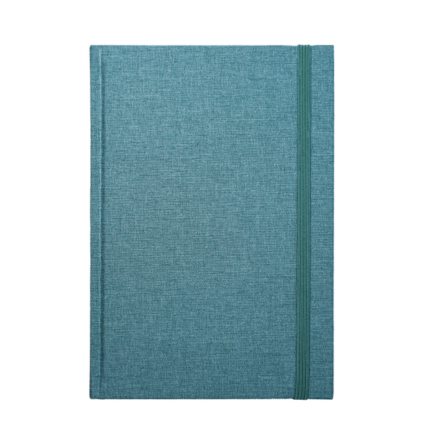 Wholesale Pure Color Fluffy Notebook Linen Hardcover Supplier A5 for Diary Gift