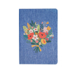 Embroidered Cloth Book Business Agenda Personalised Lightweight Linen Notebook