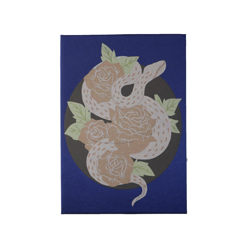 Custom Design Cute Cloth A5 Notebook Embroidered Lined Planner Custom Printing Diary Notebook